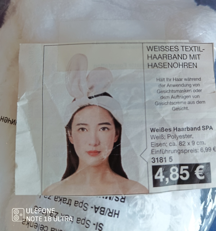 K-Beauty by AVON SPA Weißes Haarband